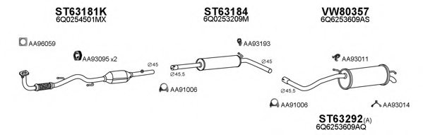VENEPORTE 600103 Exhaust System